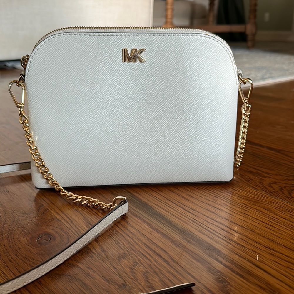 Michael Kora Leather Dome Crossbody